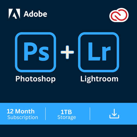 Adobe Creative Cloud Photography Plan [Photoshop + Lightroom] (Global - 1 Year Subscription) - GPL GAMES Store