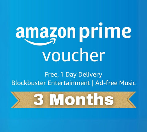 Amazon Prime Voucher (3 Months Membership) - GPL GAMES Store