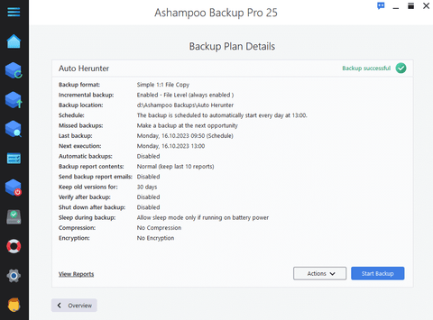 Ashampoo Backup Pro 25 (Lifetime) Key