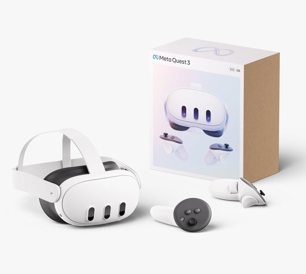 Meta Quest 3 512GB Console Virtual Reality Headset with Batman Arkham Shadow Game (New) - GPL GAMES Store