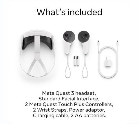 Meta Quest 3S 256GB Console Virtual Reality Headset with Batman Arkham Shadow Game (New) - GPL GAMES Store