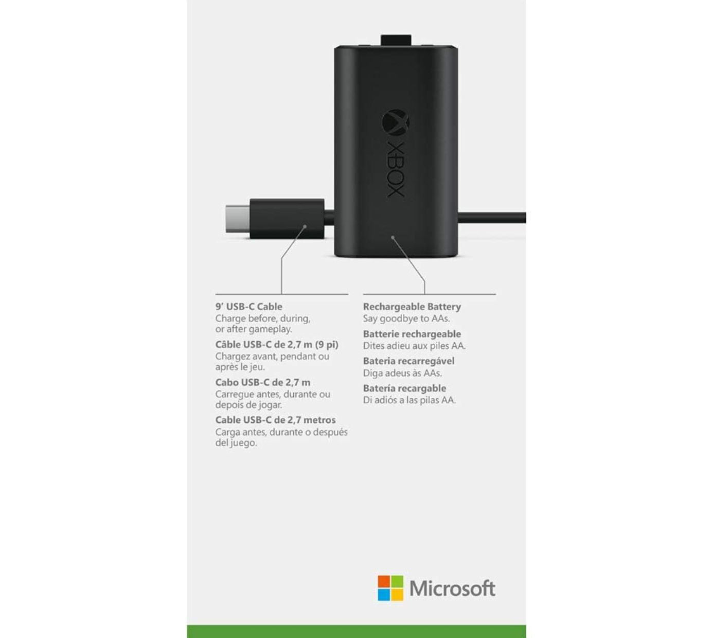 Microsoft Xbox Play With Charge Kit V2 With Cable (Type - C) - GPL GAMES Store