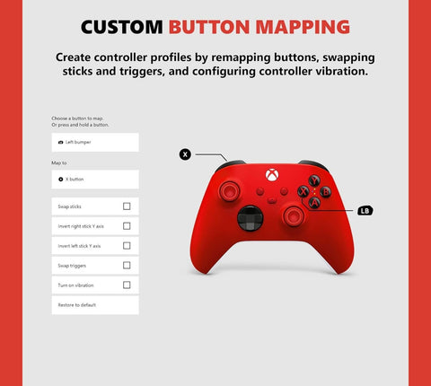Microsoft Xbox Wireless Controller - Pulse Red - GPL GAMES Store