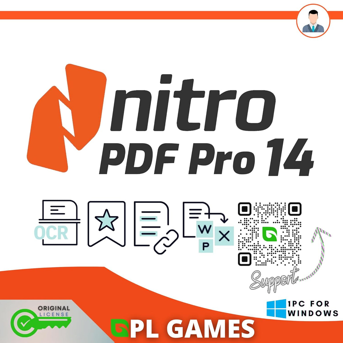 Nitro PDF Pro 14 Latest Genuine PDF Editing Software (Lifetime / 1 PC) - GPL GAMES Store