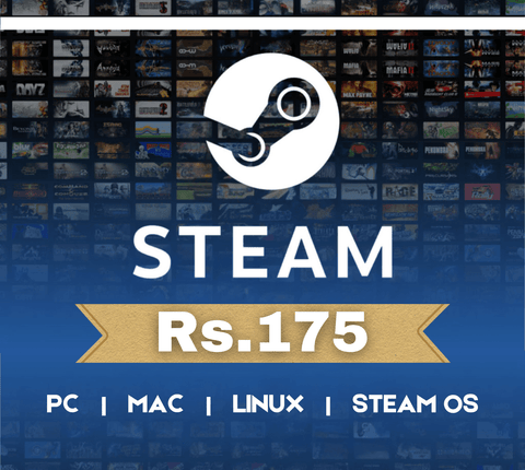 Steam Wallet Gift Card INR 175 - GPL GAMES Store