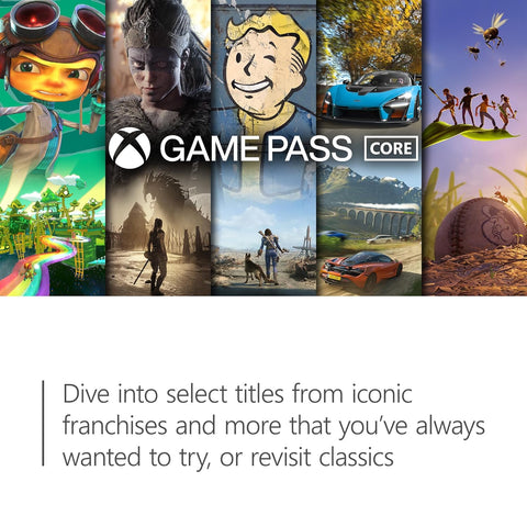 Xbox Game Pass Core : 12 Months Membership (Digital Code) - GPL GAMES Store